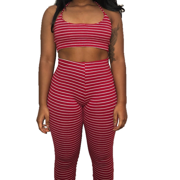Red Striped Set
