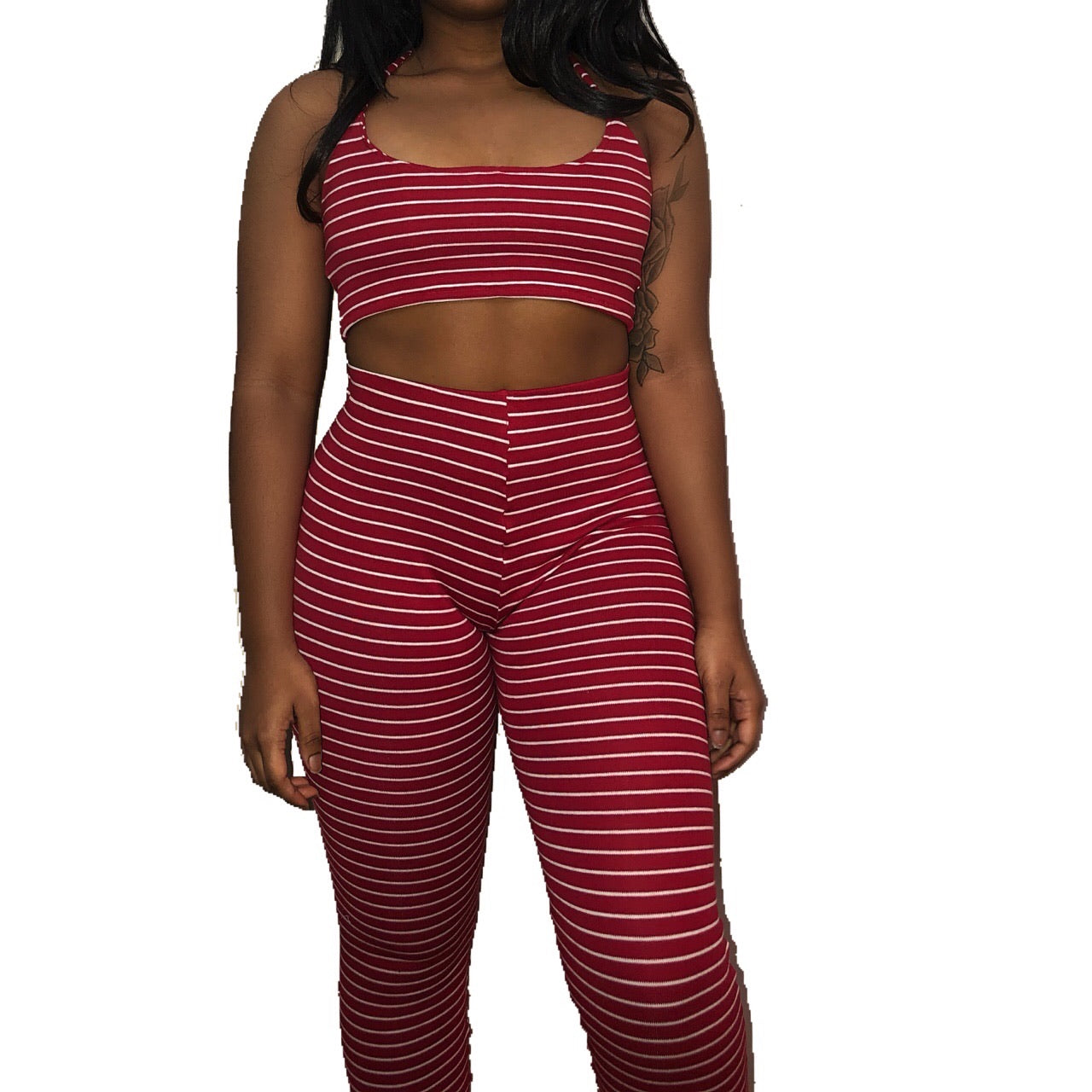 Red Striped Set